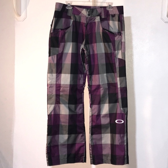 Oakley Jackets & Blazers - Oakley Gingham Print Snow Ski Winter Pants Size Medium